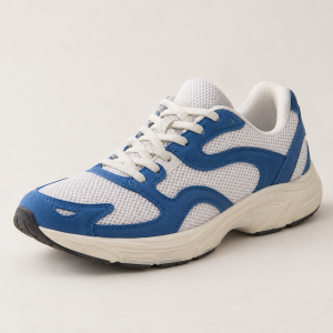 Orbit 04 in Blue, three-quarter view