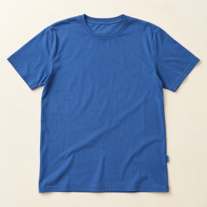 T-shirt Ticket 01 in Blue, front view